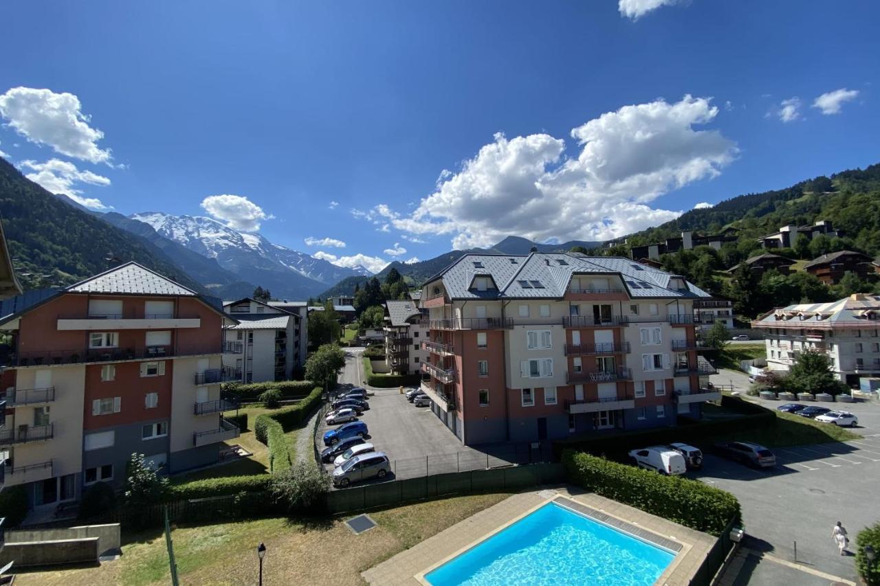 Flat In Residence With Swimming Pool Saint-Gervais-les-Bains Buitenkant foto